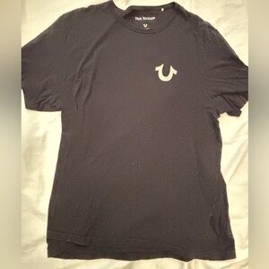 True Religion dark gray graphic tshirt